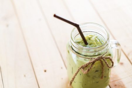 Resep Minuman Segar Berserat Tinggi: Iced Lime Green Tea Jelly